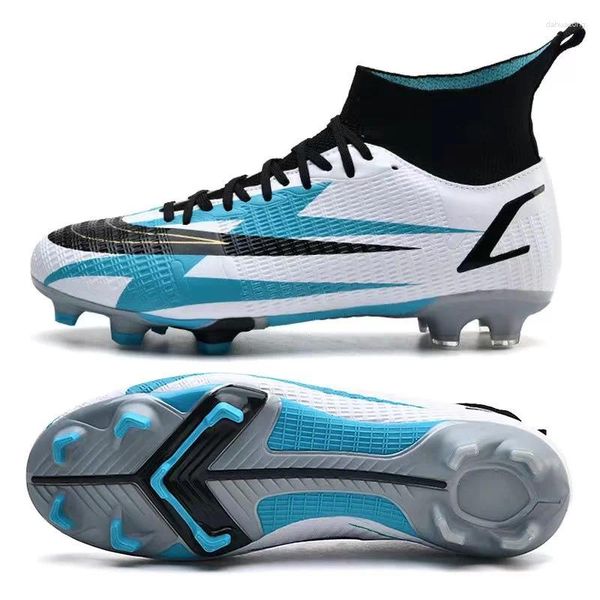 American Football Schuhe TaoBo 2024 High Tube C Ronaldo Fußball Lange/Kurze Spike Erwachsene Kind Rutschfeste Stollen Outdoor Rasen Atmungsaktive Turnschuhe