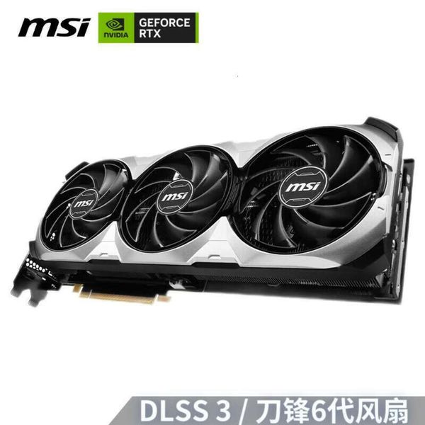 Графическая карта MSI GeForce RTX 4070TI VENTUS 3X OC V1, 12 ГБ, 192 бит GDDR6X RTX 4070 Ti, игровой графический процессор, 21 Гбит/с, видеопамять