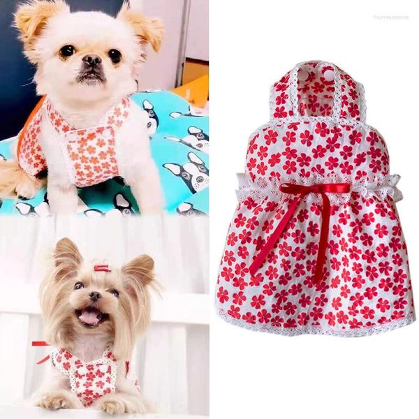 Abbigliamento per cani Chihuahua Abito Gatto Cucciolo Piccoli vestiti Gonna Pinscher in miniatura Yorkshire Pomerania Barboncino Bichon Abbigliamento Costume per animali domestici