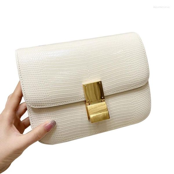 Abendtaschen Designer Luxus 2024 Eidechsendruck Umhängetasche Modetrend Umhängetasche für Frauen Geldbörsen und Handtaschen