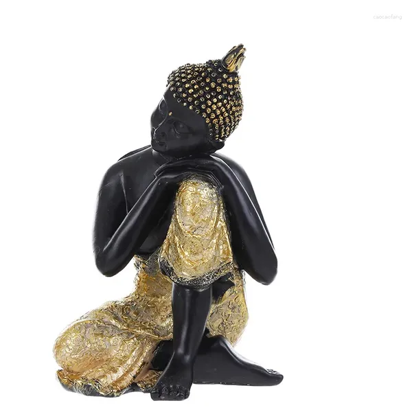 Figurine decorative Buddismo Ornamento Statua di Buddha Tailandia Yoga Mandala Sculture Artigianato in resina Amitabha Home Zen Decor