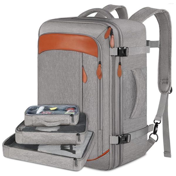 Mochila grande para mulheres homens companhia aérea aprovada bagagem de mão como itens pessoais esportes ao ar livre caminhadas daypack menino