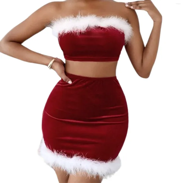 Vestidos de trabalho roupas de Natal feminino