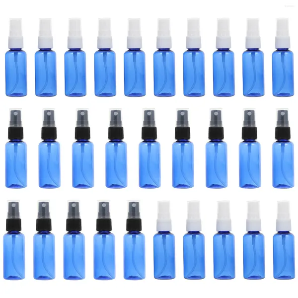 Bottiglie di stoccaggio 30 pezzi Flacone spray da 30 ml Dispenser in PET Lozione Svuota il contenitore del prodotto cosmetico per il trucco