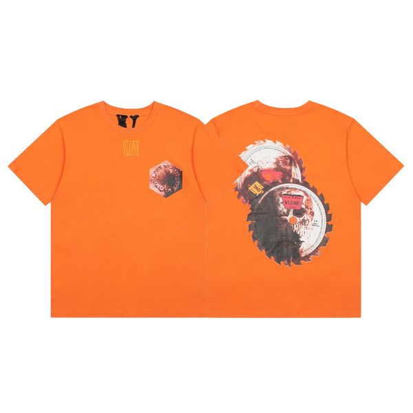 VLONE Tshirt New Brand tessuto in cotone lycra Camicie stampate con o-collo per uomo e donna T-shirt in cotone Casual manica corta Tendenza moda classica per camicia da uomo 6220