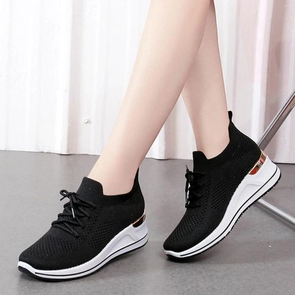 Freizeitschuhe Sneaker Heels für Damen Größe 11 Wedges Hausschuhe Damen Street Cleats 2-sxk Friends