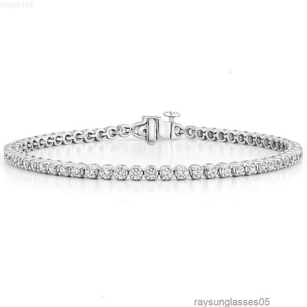 2023 Bestseller aus echtem 925er Sterlingsilber, massiv, 9 Karat, 10 Karat, 14 Karat, 18 Karat Gold, Schmuck, hochwertiger Labordiamant, Tennisarmband