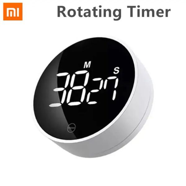 Controle xiaomi miiiw temporizador rotativo brilho ajustável magnético led display digital portátil simples cozinha cozinhar despertador