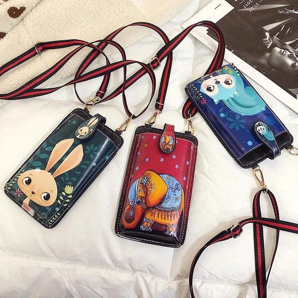 Omuz Çantaları Moda Kadınlar Crossbody Cep Telefon Çantası Günlük Kullanım Kart Tutucu Mini Yaz Cüzdan Bolsa Feminina