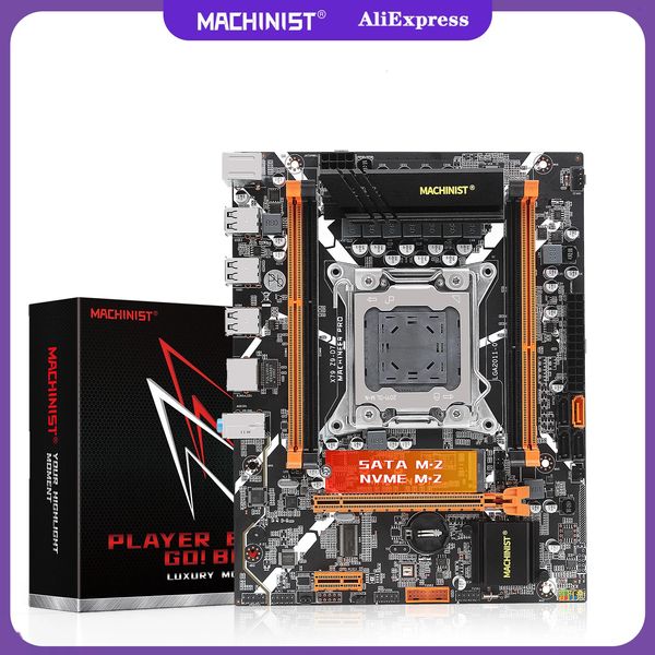 MACHINIST X79 Placa-mãe LGA 2011 Suporte Xeon E5 V1 V2 CPU i7 Processador DDR3 ECC Memória RAM SSD NVME M.2 Desktop Z9-D7 240307