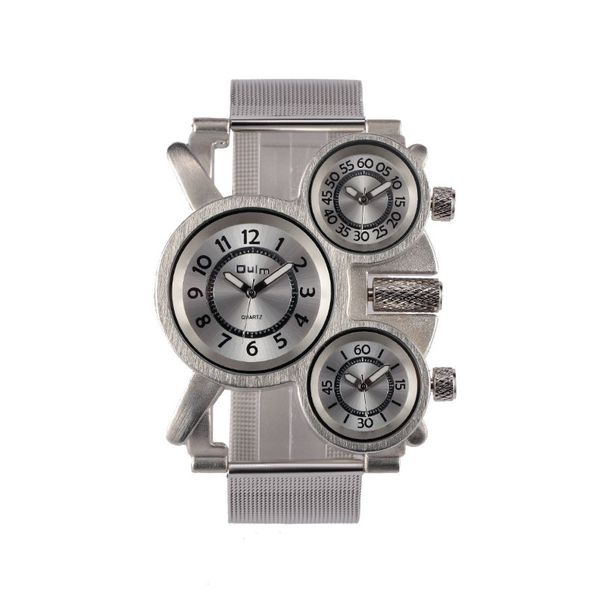 Кварцевые мужские военные армейские спортивные наручные часы с трехкратным дисплеем, последняя тенденция, высококачественные дизайнерские модные часы 20182681