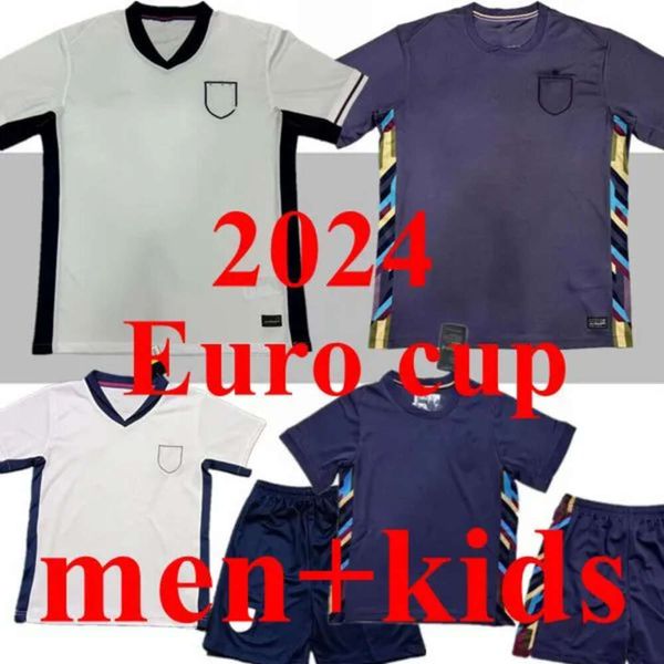 23 24 25 Euro Cup Maglia inglese BELLINGHAM Maglie da calcio casalinghe RICE SAKA FODEN RASHFORD STERLING STONES GREALISH KANE Maglia da calcio per giocatori di tifosi da uomo per bambini 962