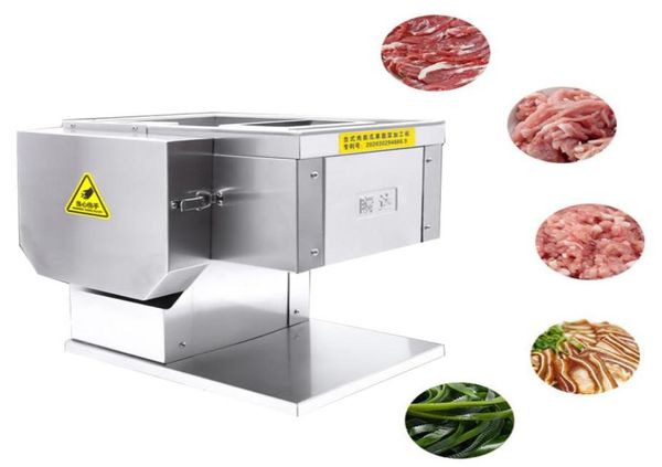 Macchina per tagliare la carne commerciale 110V 220V per carne di maiale, manzo, petto di pollo, verdure, patate, ravanello, brandello dice5880383