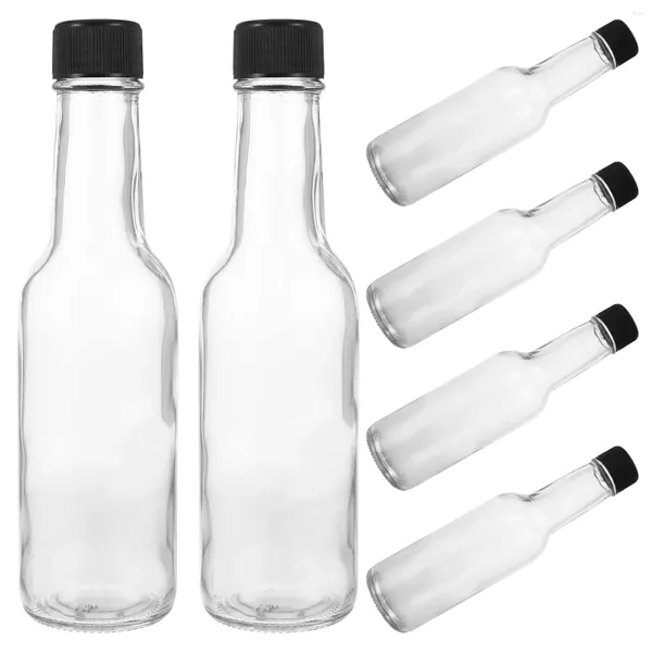 Teller, 6 Stück, Glas, Gewürzflasche, Tomaten-Ketchup, Honig, Salatdressing, Behälter, Sauce