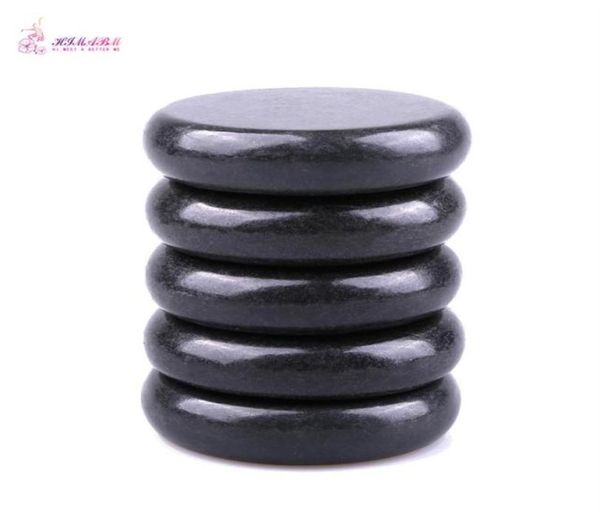 HIMABM 5 шт. натуральный спа-камень базальтовый камень для лица, тела и спины, косметический массаж 8 8 см191U9064644