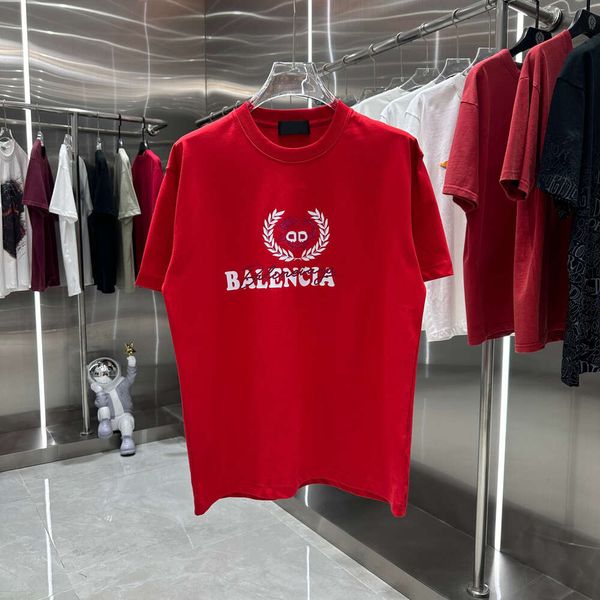 led balenciagia pista abiti firmati triple s balanciaga Tshirt extremeHigh Versione Parigi 2024 Capodanno l'anno del Loong Stampa personalizzata Puro cotone Fa