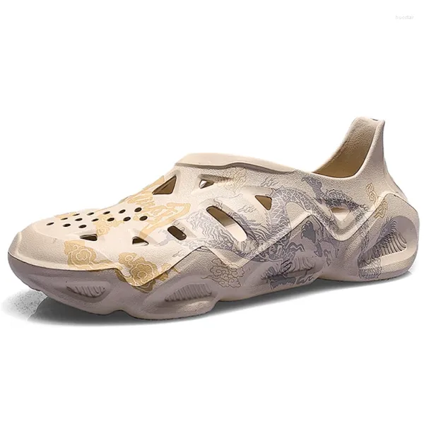Chinelos 2024 AE vendendo tênis forma design chinelo luxuoso eva silp-on sapatos para homens graffiti padrões diy masculinos zapatillas