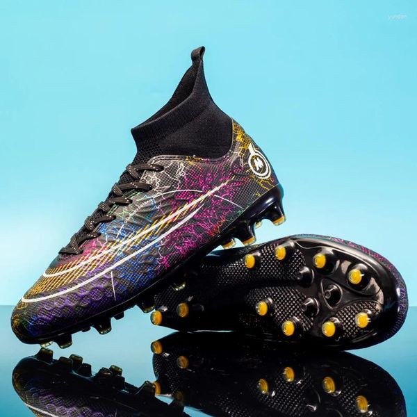 Scarpe da football americano Stivali da allenamento per sport all'aria aperta di alta qualità da calcio da uomo originali Tacchetti per erba artificiale per bambini