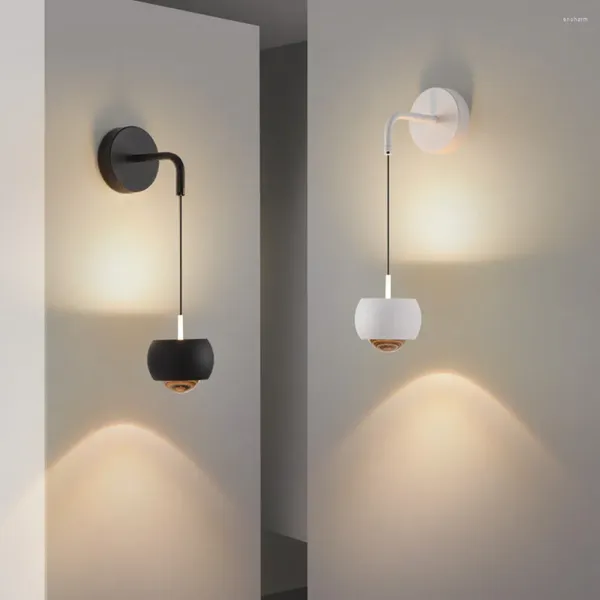 Lampada da parete Camera da letto LED Comodino Soggiorno Sala da pranzo Faretto Sfondo Scala Decorazione interna Applique