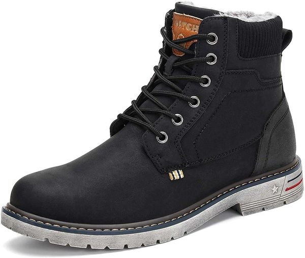 HBP Sapatos de caminhada quentes de inverno sem marca Botas de caminhada resistentes à prova d'água para homens ao ar livre