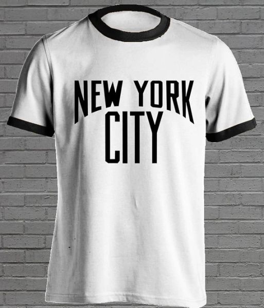 Camiseta nova york city retro t camisa vintage camiseta da velha escola moletom do tumblr t camisa casual topos t ringer moda k135