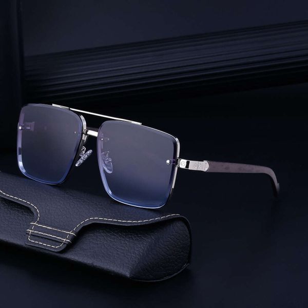 дизайнерские солнцезащитные очки KILA Мужские солнцезащитные очки с зеркальными ножками из имитации дерева, мужские солнцезащитные очки с боковым вырезом для водителя