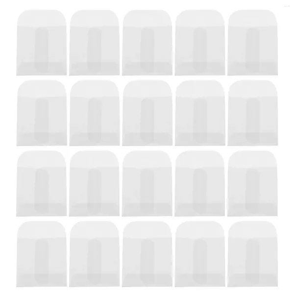 Envoltório de presente 50 pcs celofane jóias envelope saco balançar brincos envelopes para coleções de moedas papel litmus