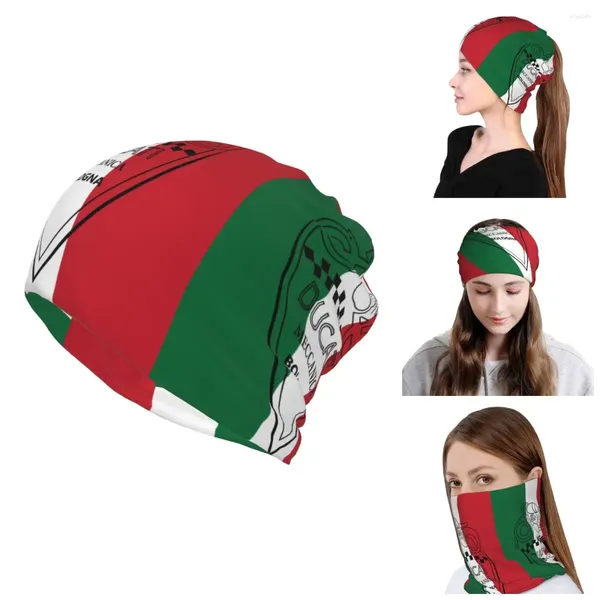 Berets Ducatis Itália Bandeira Skullies Beanies Caps Headband Neck Warmer Mulheres Homens Ski Caça Tubo Cachecol Motocicleta Rosto Bandana Gaiter