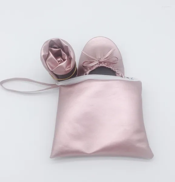 Повседневная обувь !Женский одноразовый складной свадебный ботинок из розового золота для вечеринки