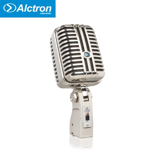 Microfoni Microfono originale Alctron DK1000 classico retrò dinamico per voce, registrazione in studio per performance dal vivo, microfono vintage in metallo