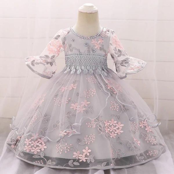 Mädchen Kleider Pailletten Kleid Für Baby Taufe Kleid Ersten 1. Geburtstag Party Kleidung Kleinkind Kleidung Infant Vestidos