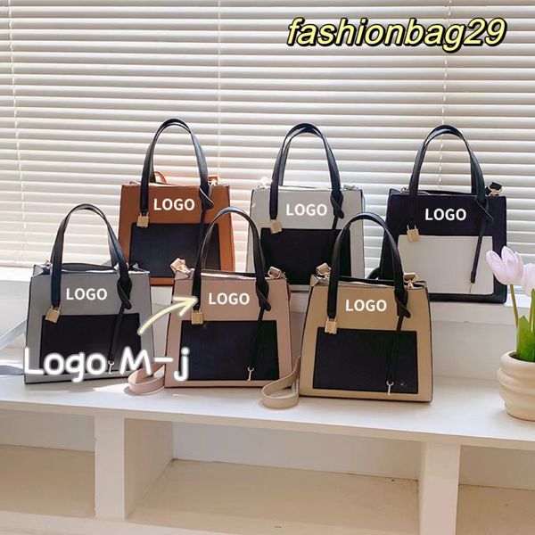 M-Jis designer bolsa feminina cor correspondência bolsa feminina Europa e nos Estados Unidos popular grande capacidade bolsa crossbody