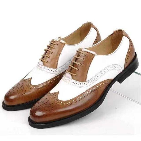 HBP Sapatos masculinos de couro sem marca, tamanho grande 38-47, vestido de negócios, respirável, casual, casamento, sapatos masculinos