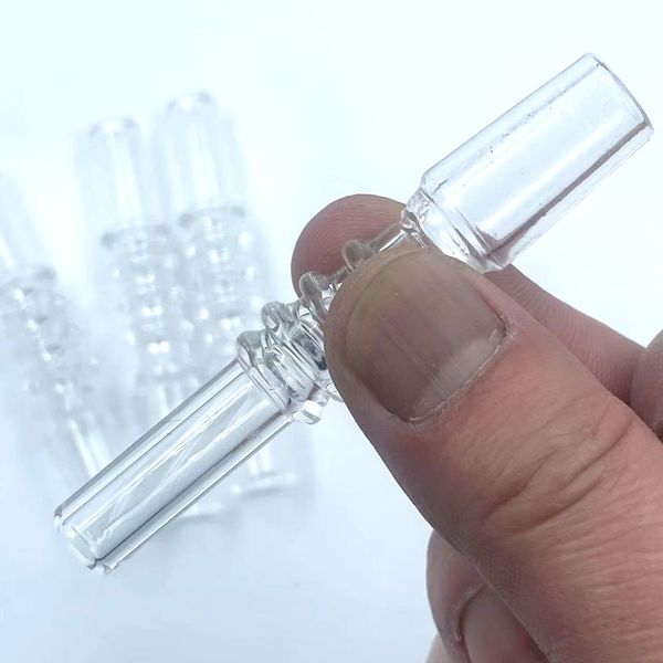 ZUBEHÖR FÜR RAUCHERPFEIFEN Quarznagelspitze 10 mm 14 mm 18 mm Gelenk Männlicher Quarznagel VS Titannagel Keramikspitze für Dab Rig Bong