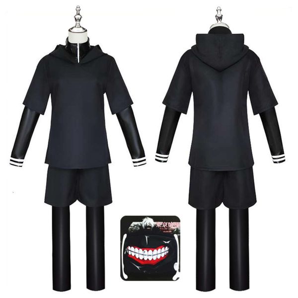 Costume da animazione cosplay in 4 pezzi Tokyo Ghoul Kim Muk Keng Battle Suit