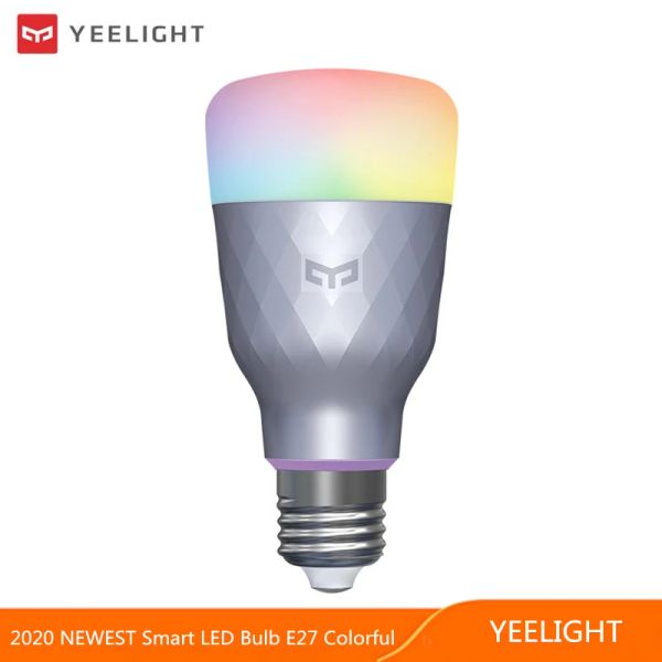 Controle versão global yeelight inteligente lâmpada led 1se e27 rgbw colorido 100 240v wifi controle remoto lâmpada led luz para xiaomi casa inteligente