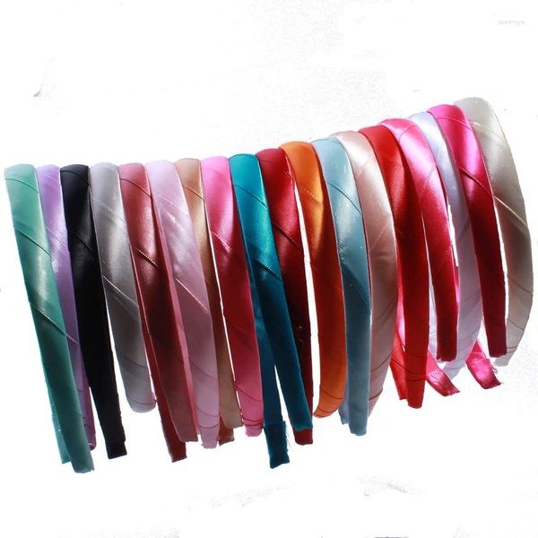 Acessórios de cabelo 60pcs fita de moda coberta de resina headbands para meninas mulheres elástico hairband u escolher cor