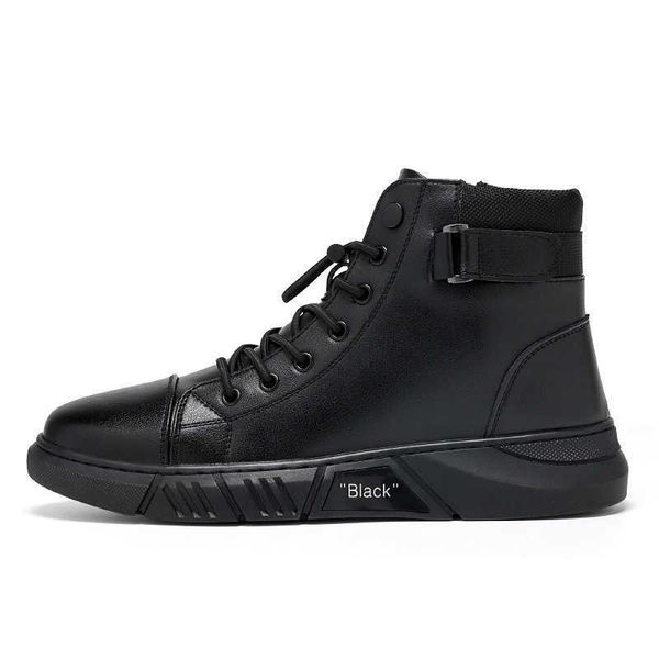 HBP Non-Brand Großhandel Günstige High Top Sneakers Herren Laufschuhe Atmungsaktive Sport Freizeitstiefel Baumwollstoff Schwarz für