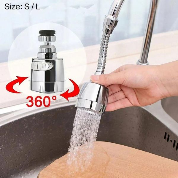 Rubinetti della cucina Rubinetto universale Rubinetto girevole a 360 gradi Punta del filtro Gorgogliatore d'acqua Economizzatore antispruzzo Forniture S/L Opzionale