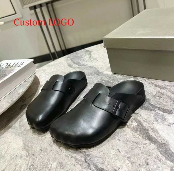 HBP Chinelos de couro real personalizados, sem marca, venda quente, para homens e mulheres, sandálias da moda, sapatos casuais com cinco dedos