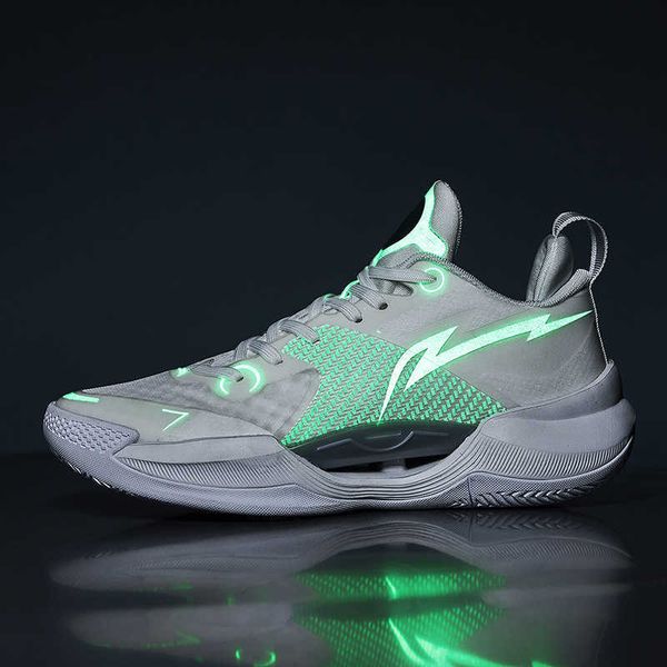 Produttore di scarpe non di marca Design gratuito Scarpe da ginnastica luminose personalizzate Scarpe da ginnastica casual da uomo stile camminata da basket