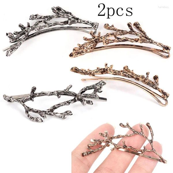 2 pz/set En Y forcine vendita rami di albero metallo donne ragazze fermagli per capelli accessori perni per copricapo