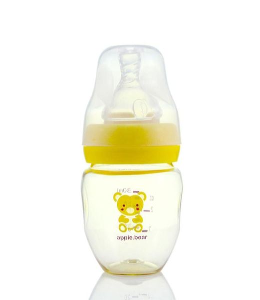 80 ml Nette Baby flasche Infant Neugeborenen Tasse Kinder 018 Monate Feeder 60 ML Pflege Saft Milch Mini Härte Baby flaschen4774325