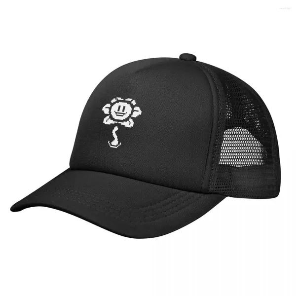 Cappellini da baseball Undertale II Flowey Mesh Berretto da baseball Uomo Donna Outdoor Trucker Hat Rpg Videogioco Poliestere traspirante Lavabile al sole