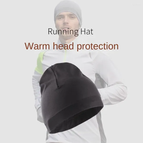 Berets Skullcaps Winter Running Hats Sport Warmer Cap à prova de vento Soft Bonnet de secagem rápida