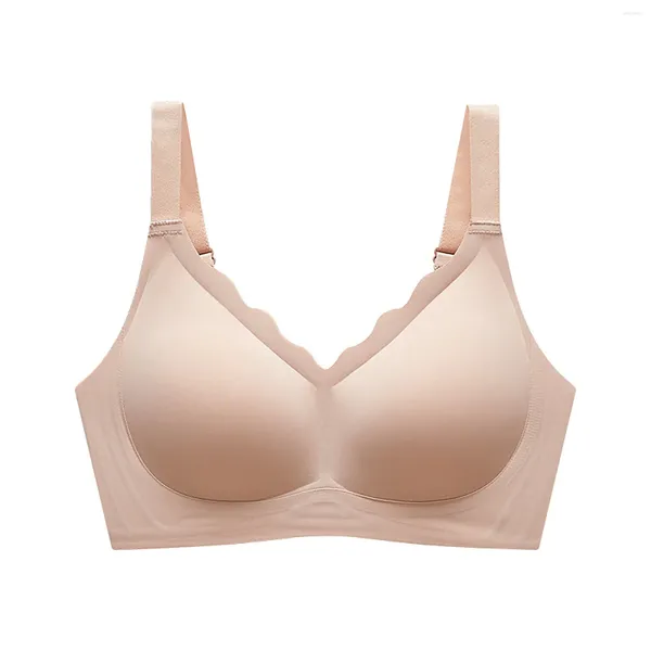 BHs Damen-Kompressions-Sport-BH für Damen, ohne Bügel, gepolstert, ohne Bügel, Push-Up-Bralette, weicher Komfort, nahtlos