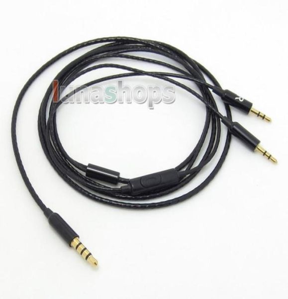 Preto 5N OFC com cabo remoto de microfone para Sol Republic Master Tracks HD V8 V107551692