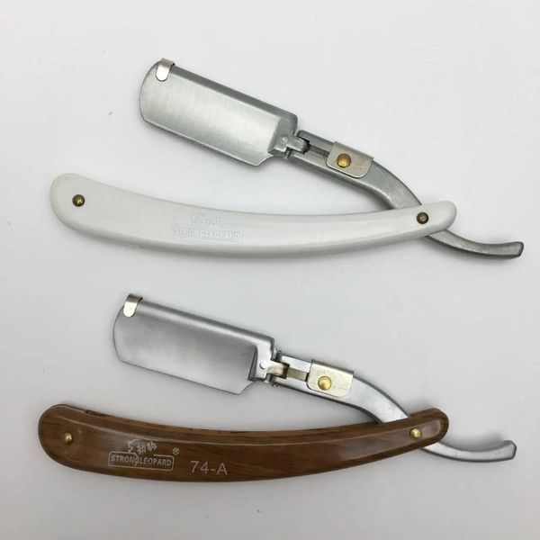 1P Edelstahl Folding Rasiermesser Griff Bart Rasiermesser Haar Dressing Werkzeug Männer Manuelle Bequemlichkeit Haar Trimmer Rasierer