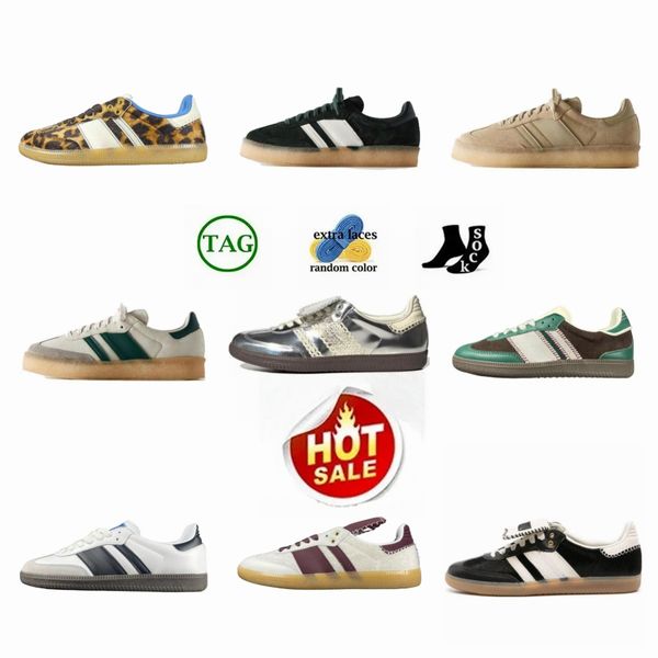 2024 Tiktok Leopard Designer Schuhe Herren und Damen De Training Freizeitschuhe Wales Bonner Teenager Trend Luxus Sneakers Plattform Fashion Star Gleiche Top Qualität OG