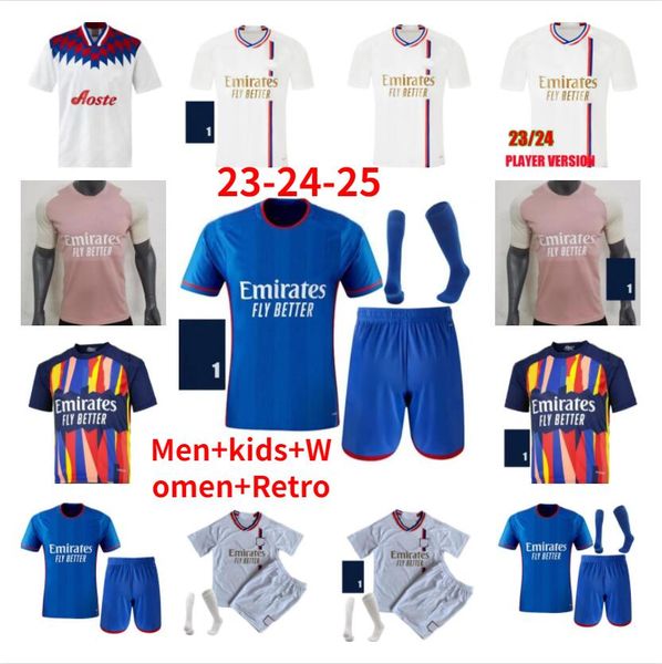 4XL 23 2024 25 LyON 3rd Maglie da calcio OlyMPiQUe LYOnNAis uomo Maglia da calcio per bambini Home Away 3rd fans Giocatore AOUAR CHERKI TOLISSO M.BALDE JEFFINHO ALVERO maglia del piede